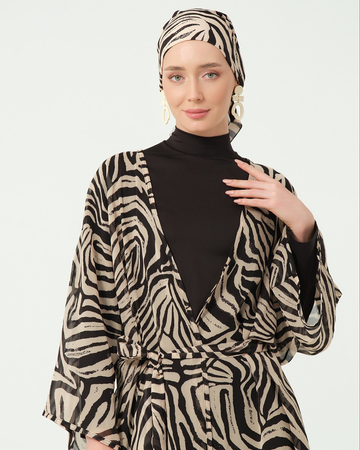 Zebra - Burkini 5 piéces avec Cache
