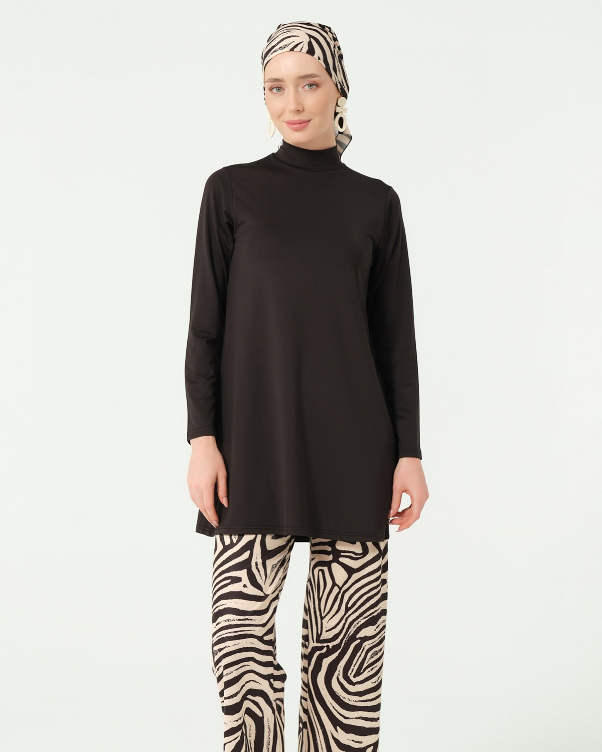 Zebra - Burkini 5 piéces avec Cache