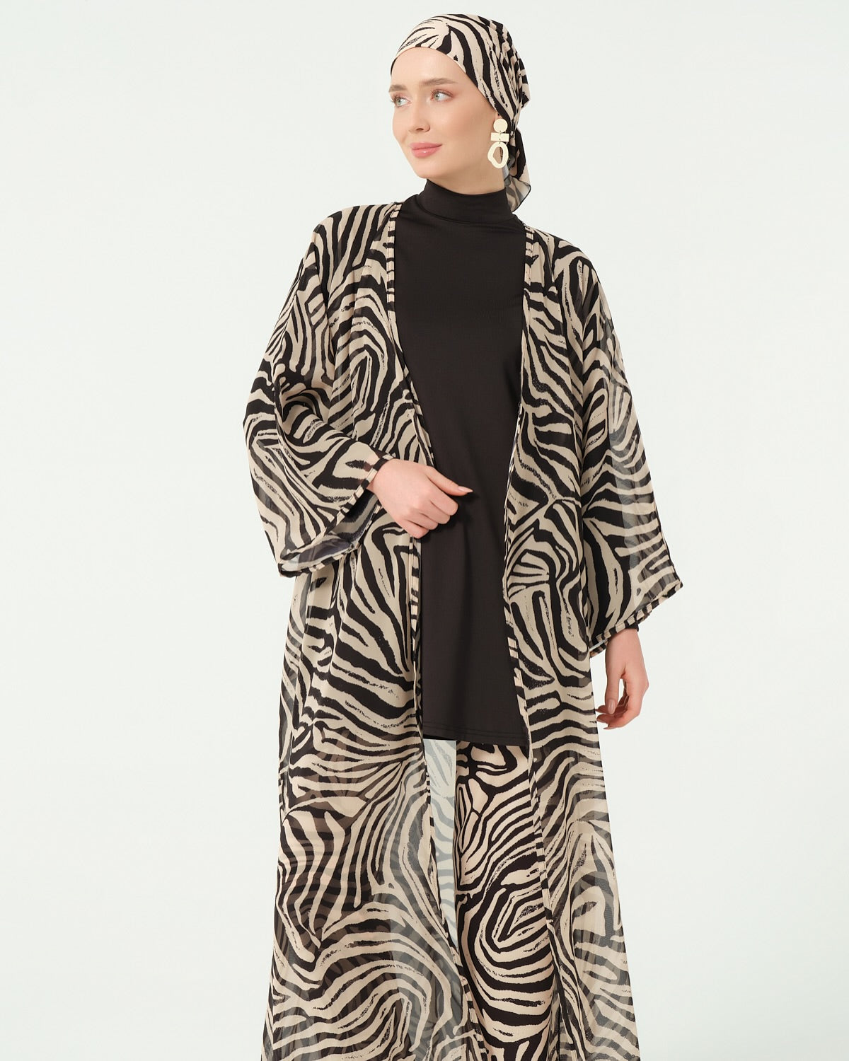 Zebra - Burkini 5 piéces avec Cache