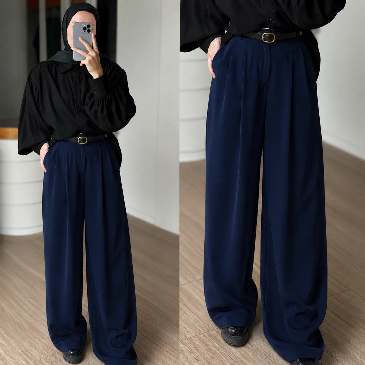 Sienna – Pantalon Palazzo Fluide