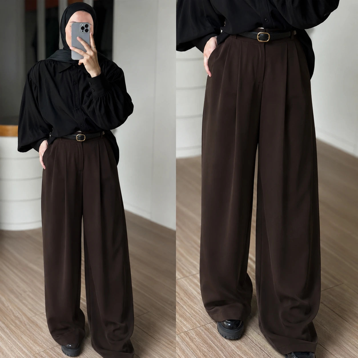 Sienna – Pantalon Palazzo Fluide