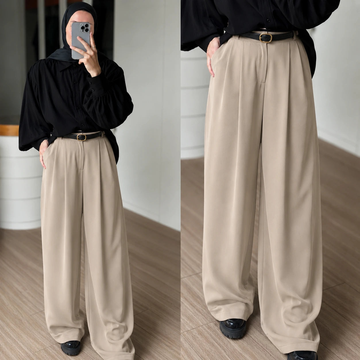 Sienna – Pantalon Palazzo Fluide