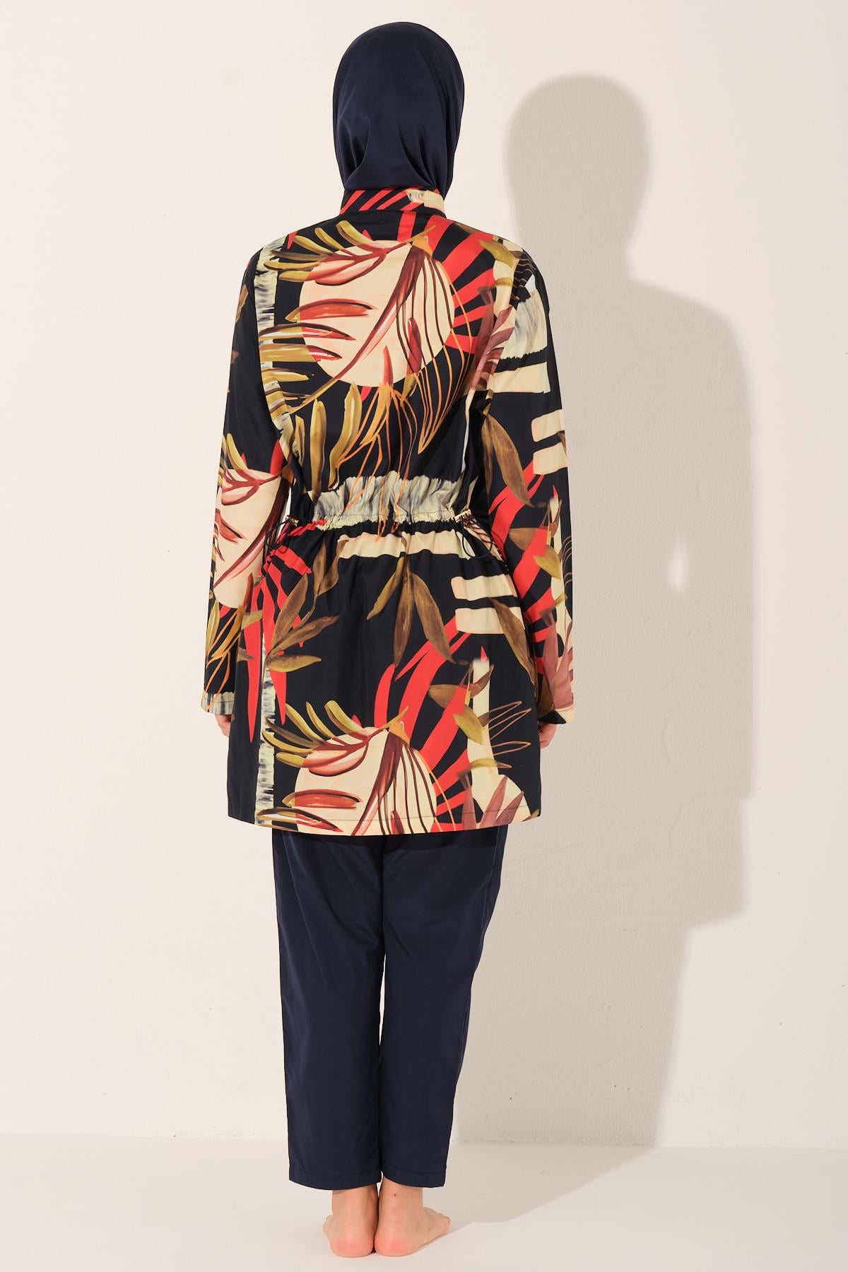 Burkini Astra – Ensemble Tropical Chic Bleu & Floral