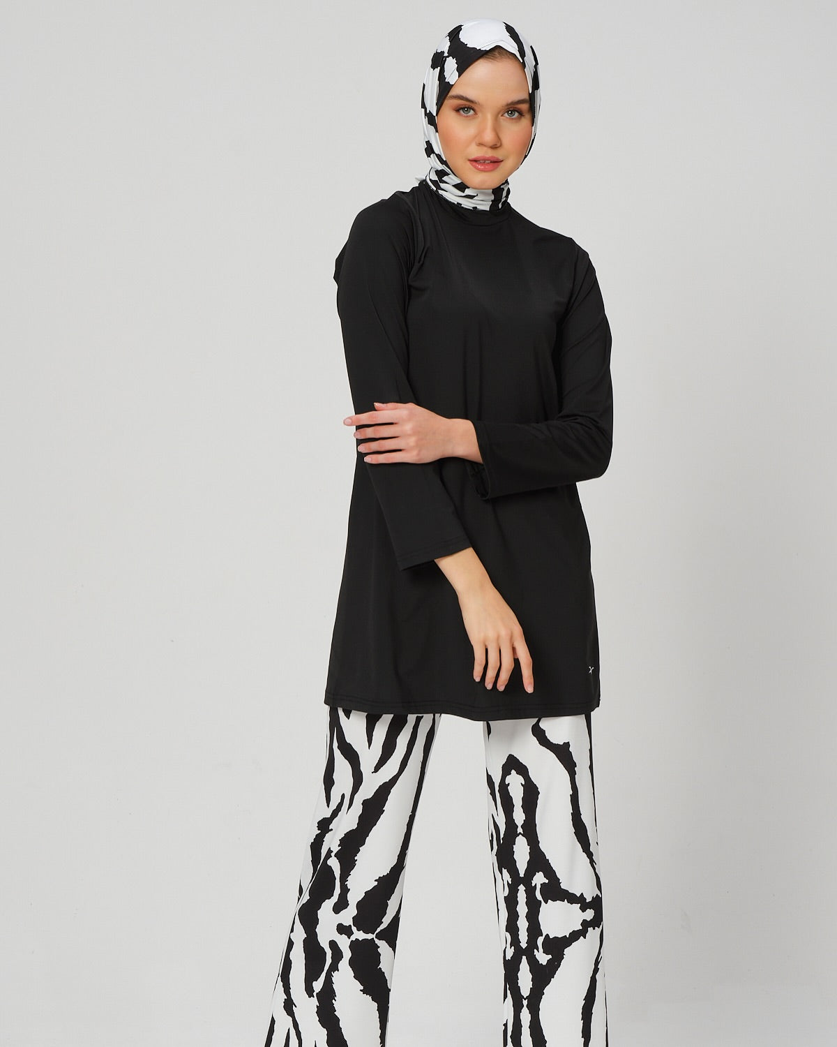 Zebra - Burkini 5 piéces avec Cache