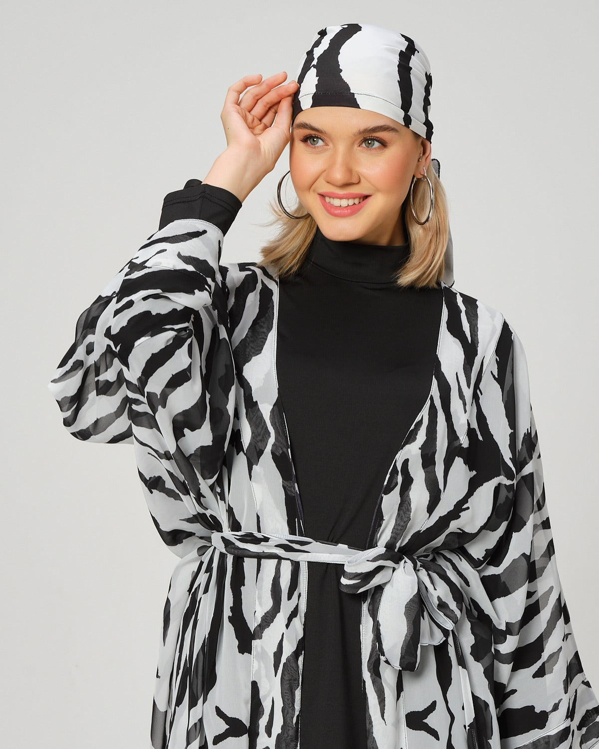 Zebra - Burkini 5 piéces avec Cache